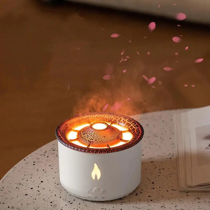 Volcano Design Jellyfish Flame Air Humidifier