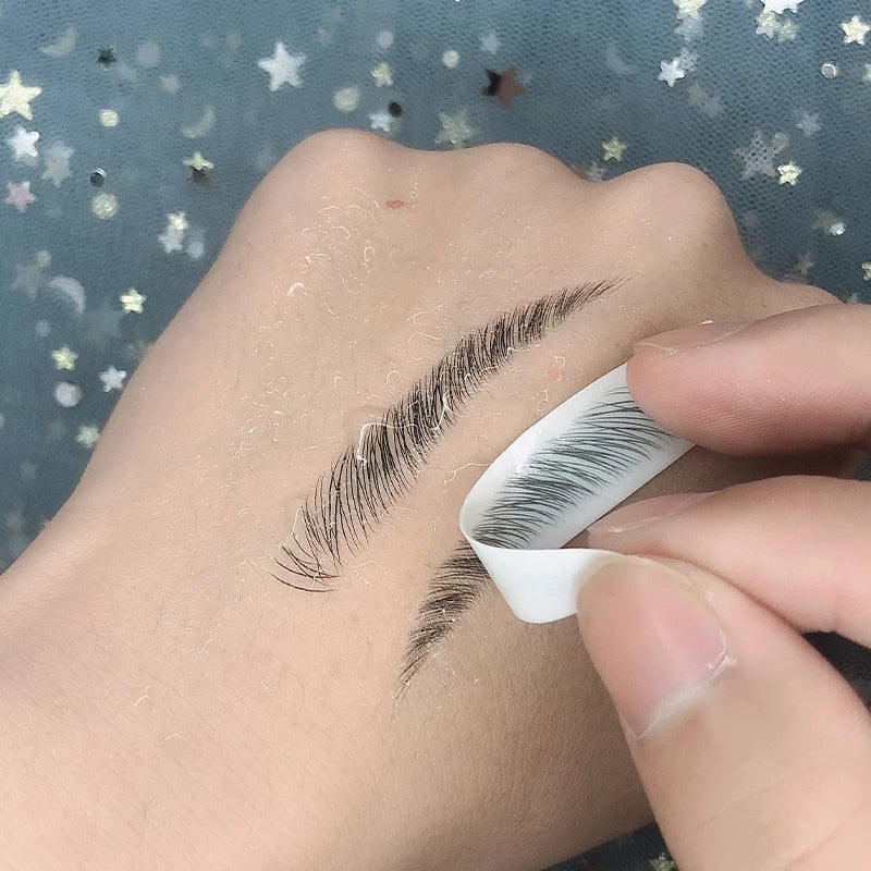 4D Waterproof Fake Eyebrow Tattoo Sticker